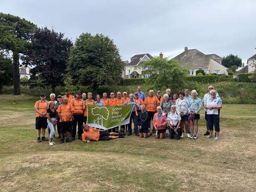 Flying the Green Flag in Swanage