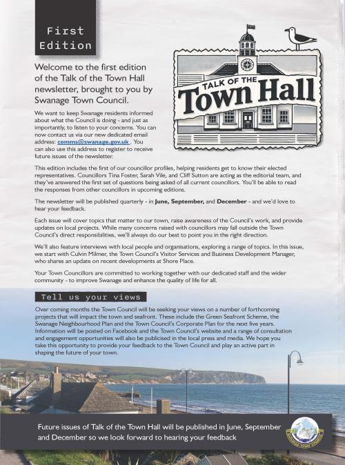 📣WELCOME TO THE FIRST EDITION OF THE TALK OF THE TOWN HALL NEWSLETTER📰🌊